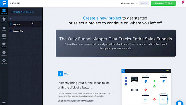 Funnel bauen Funnelytics