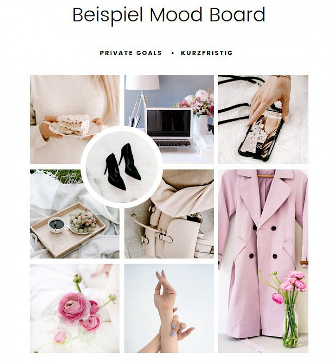 WORKSHEET - Deine Moodboards - Beispiele & Vorlagen