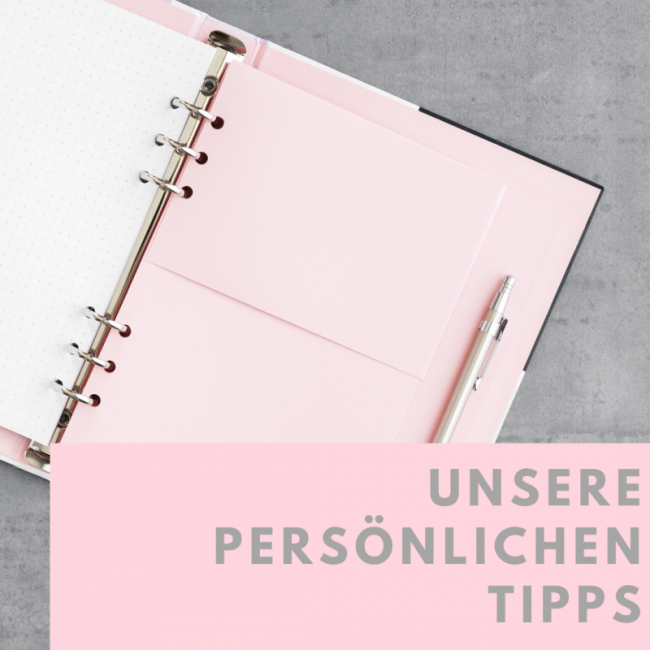 BONUS - Persönliche Tipps unserer Coaches