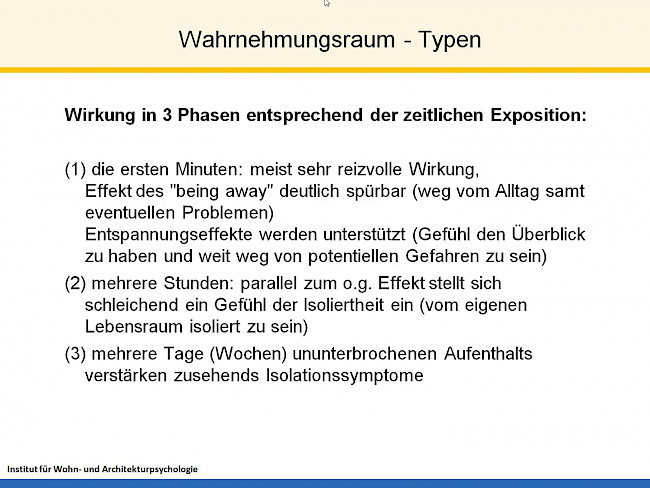 L44 Lebensräume Teil 3 - Wahrnehmungsraum