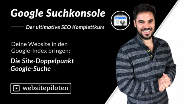 Die Site-Doppelpunkt Google-Suche