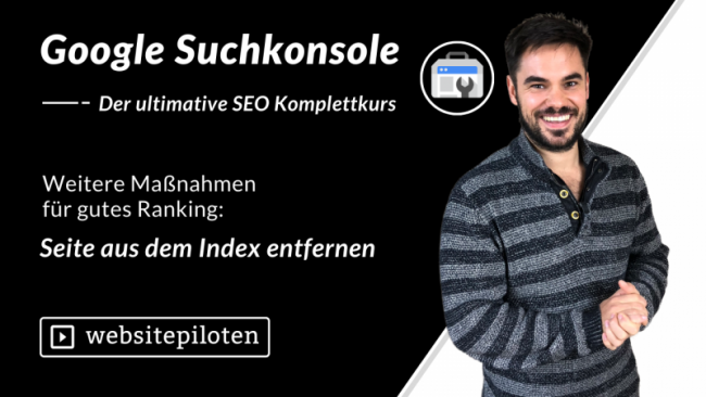 Seiten aus dem Index entfernen