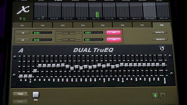 Einstellen der PA-Anlage