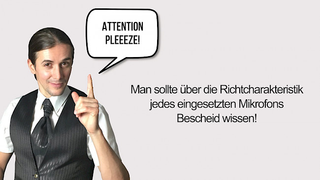 Richtcharakteristik von Mikrofonen