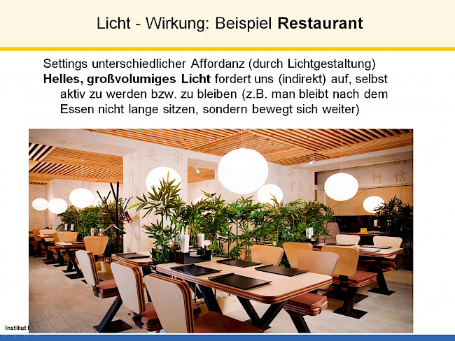 L3 - Licht und Farbe - Aspekte der Lichtwirkung