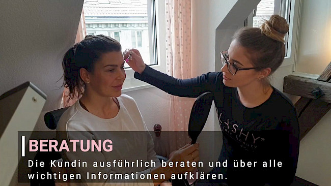 Lektion 1 - Vorbereitung der Kundin & dem Arbeitsplatz