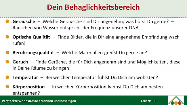 L14 Versteckte Wohnstresse erkennen und beseitigen