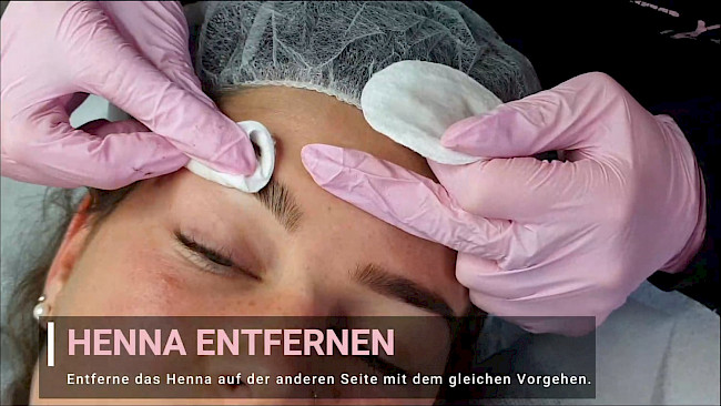 Lektion 4 - Elleebana Brow Henna Auftragen & Entfernen