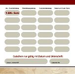 Unterlagen um den WeihnachtsGutschein optimal zu verkaufen