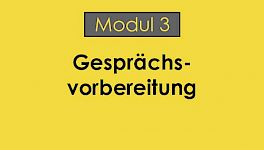 Gesprächsvorbereitung