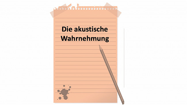 Akustische Wahrnehmung