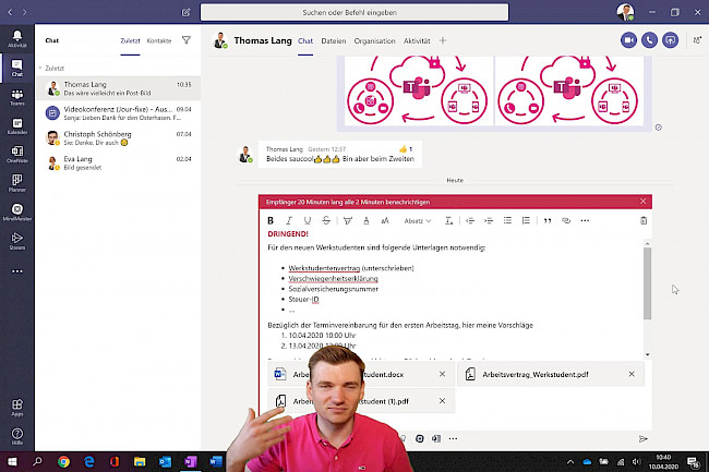 Weitere Nachrichtfunktionen & Addons
