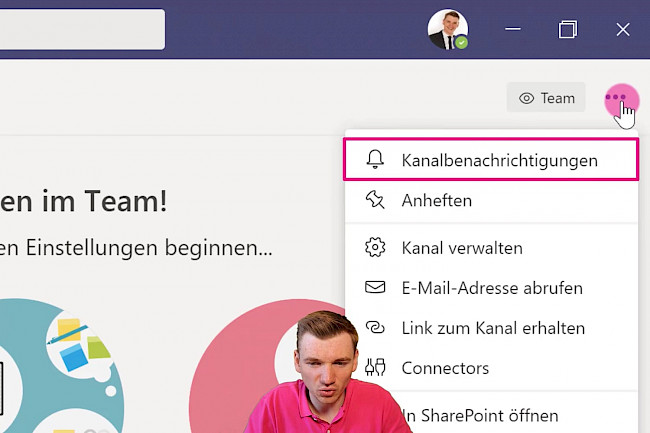 Kanalbenachrichtigungen einstellen