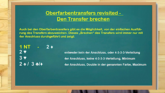 Den Transfer brechen