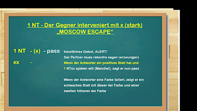 Wie lizitieren wir weiter, wenn der Gegner interveniert?