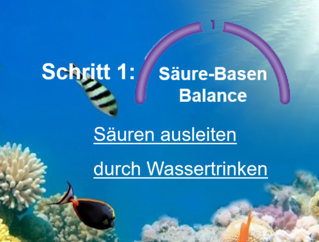 Ausleiten durch Wassertrinken