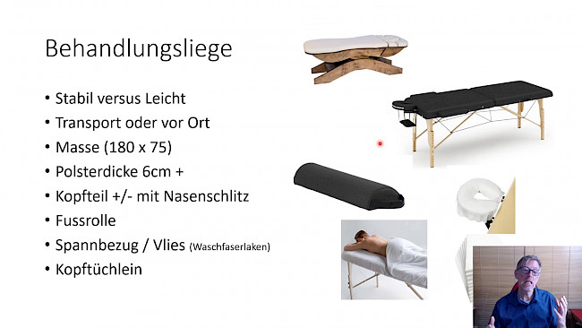 Profi Wellnessmassage - Einrichtung