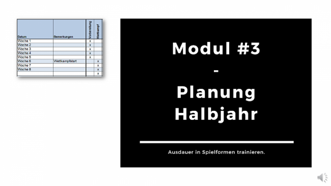 Modul #3 - Planung Halbjahr