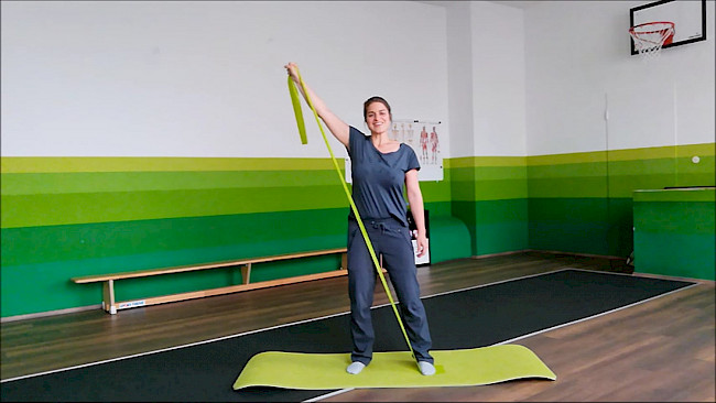 Übungen Krafttraining III Theraband