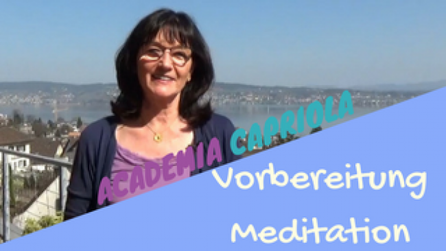 Optimale Vorbereitung für eine Meditation