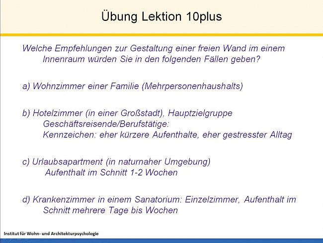 L10+ Ästhetik und Kunst Übung