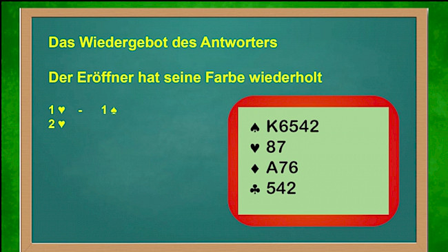 Das Wiedergebot des Antworters - Teil 2