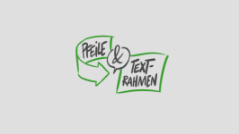 Pfeile & Text-Rahmen