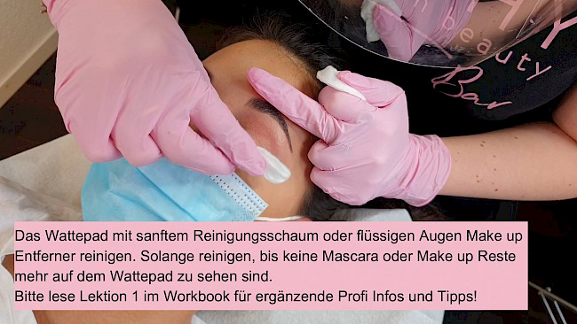 Lektion 1 - Richtiges Abreinigen