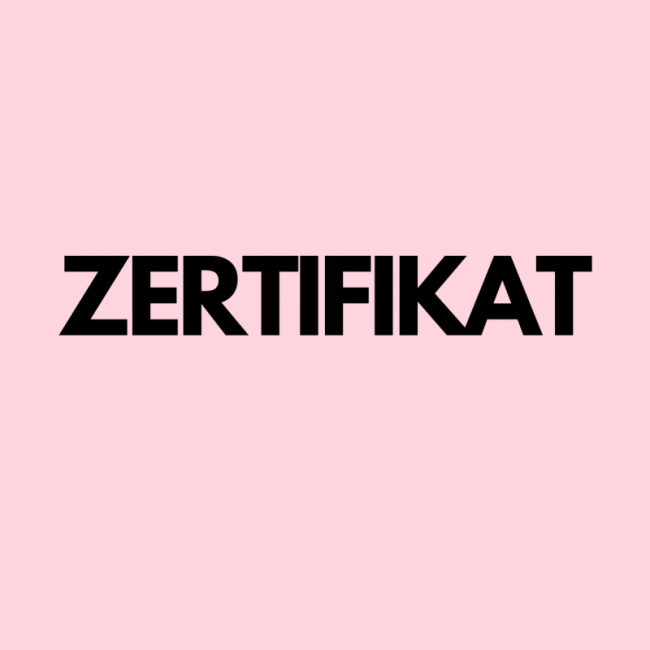 So bekommst Du Dein Zertifikat