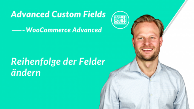Kassenformular: Reihenfolge der Felder ändern