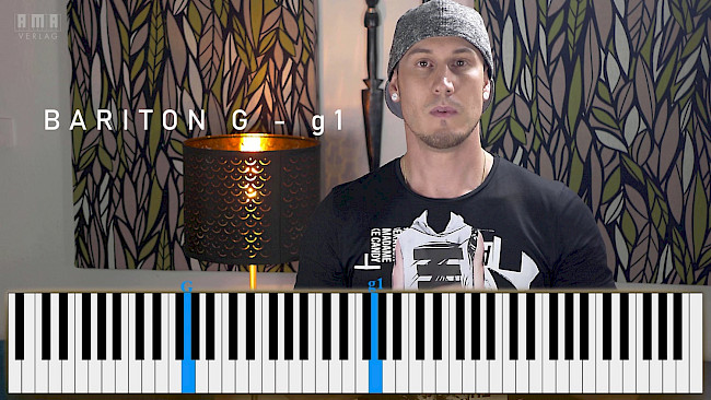 Stimmtypen auf dem Klavier, Männer