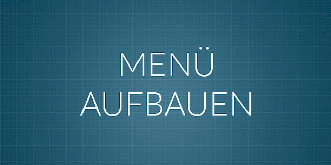 Hauptnavigation und Footer-Menu