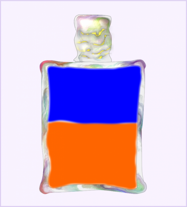 Aura-Soma Orange-Blau