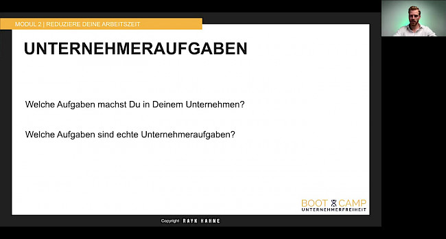 REDUZIERE DEINE ARBEITSZEIT
