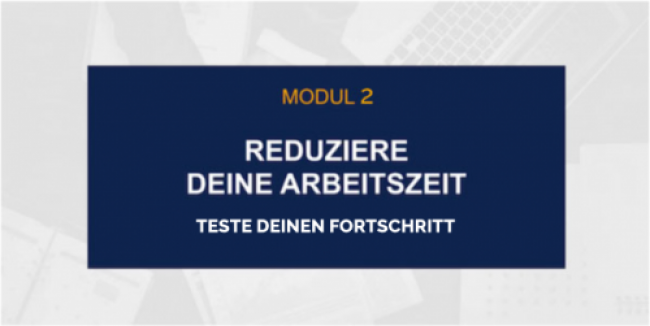 TESTE DEINEN FORTSCHRITT
