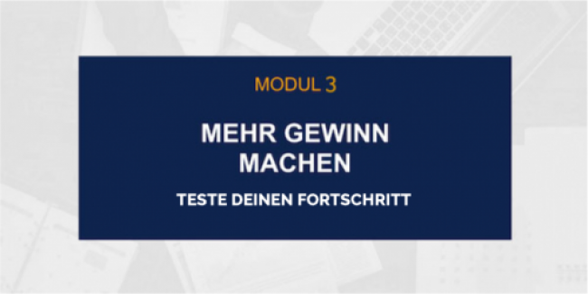 TESTE DEINEN FORTSCHRITT
