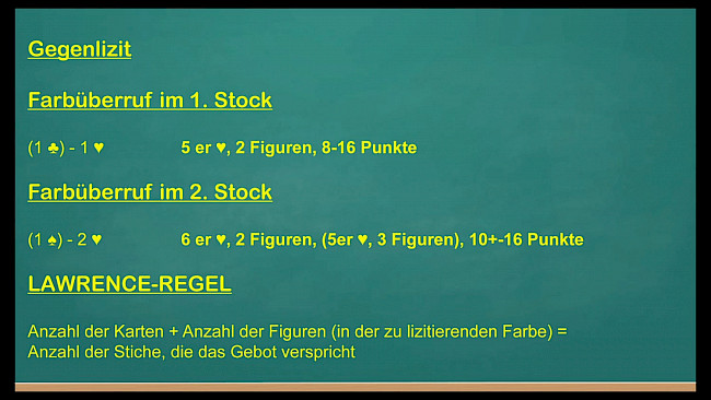 Gegenlizit Farbüberrufe