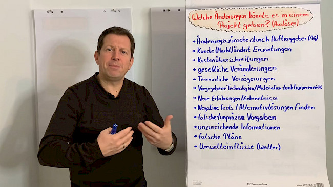 Änderungen in Projekten