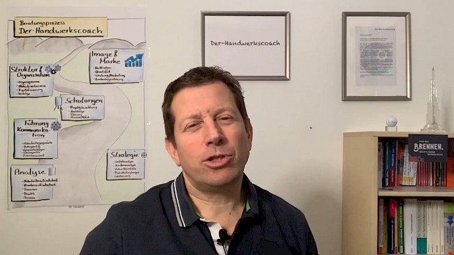 Vertriebsmitarbeiter führen