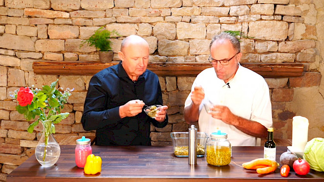 Fermentierte Mungobohnen zum Frühstück