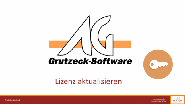 Software Lizenz aktualisieren