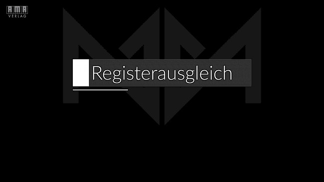 Registerausgleich – 5-Tonübung Mann