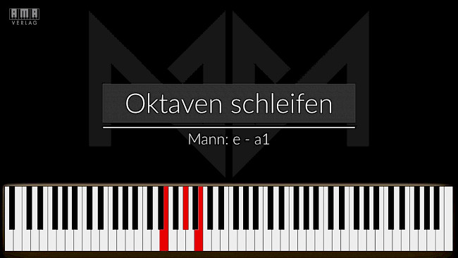 Übung Oktaven schleifen – Mann