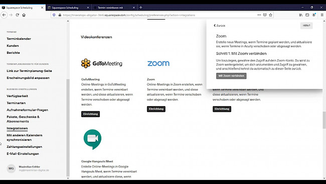 Acuity Scheduling - Grundlagen
