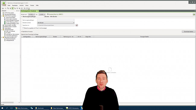 Rechnungsdaten-Download