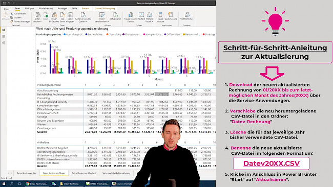 Datev-Rechnungsdaten aktualisieren