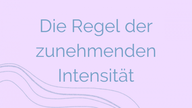 Die Regel der zunehmenden Intensität