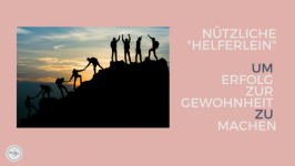 "Helferlein" zum Erschaffen neuer Gewohnheiten