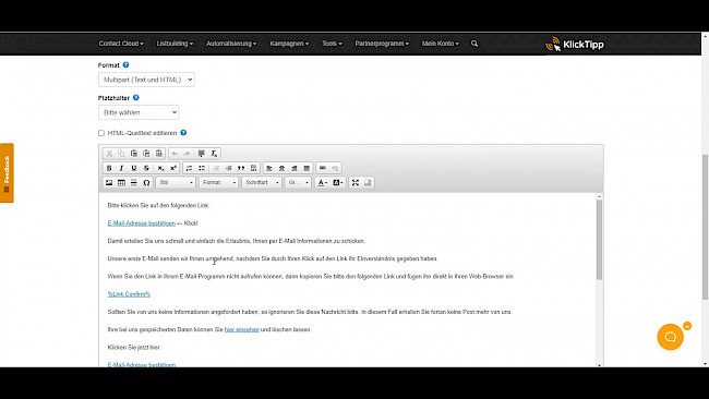 Klicktipp - Deine erste Kampagne
