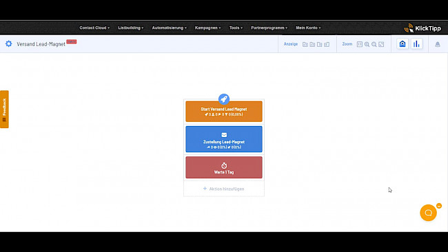 Klicktipp - Kampagnen-Test und Start